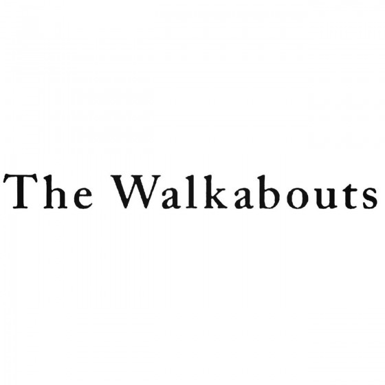 The Walkabouts Band Decal...