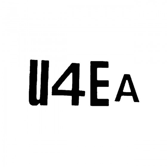 U4eaband Logo Vinyl Decal