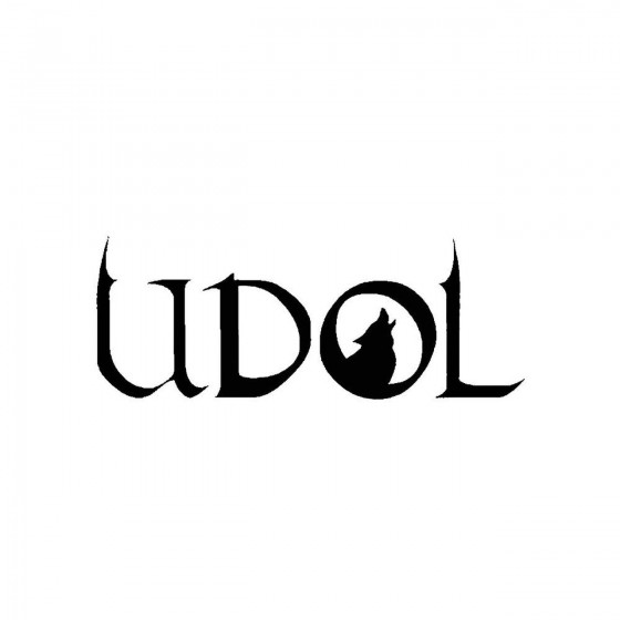 Udol 2band Logo Vinyl Decal