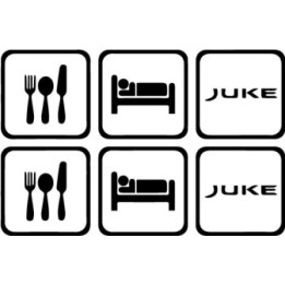 Buy Eat Sleep Nissan Juke Decal Sticker Online