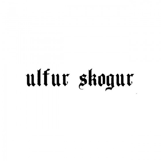 Ulfur Skogurband Logo Vinyl...