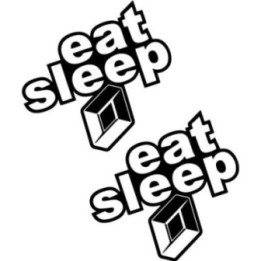 Buy Eat Sleep Renault 2 Decal Sticker Online