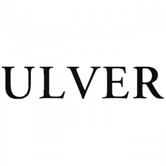 Ulver Logo Vinyl Band Logo...