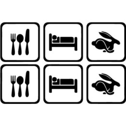Buy Eat Sleep Volkwagen Rabbit Decal Sticker Online