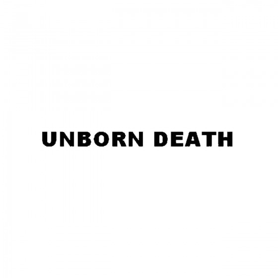 Unborn Deathband Logo Vinyl...