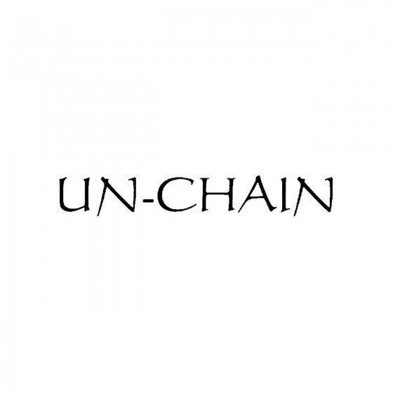 Un Chainband Logo Vinyl Decal
