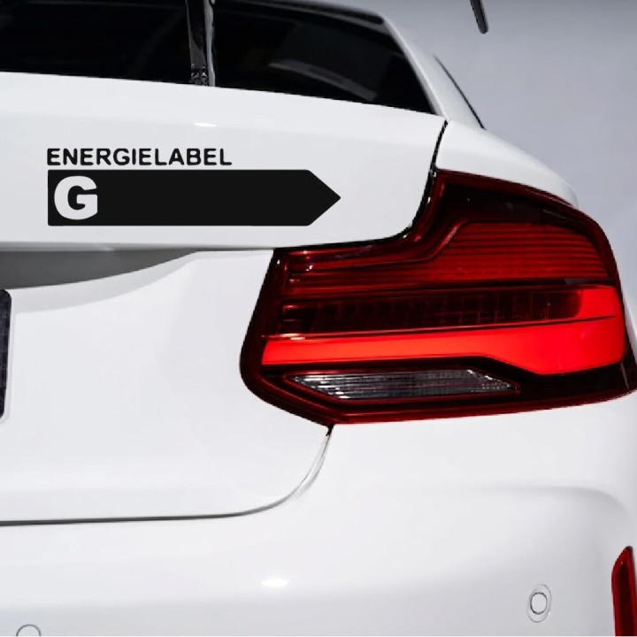 Buy Energielabel G Decal Sticker Online