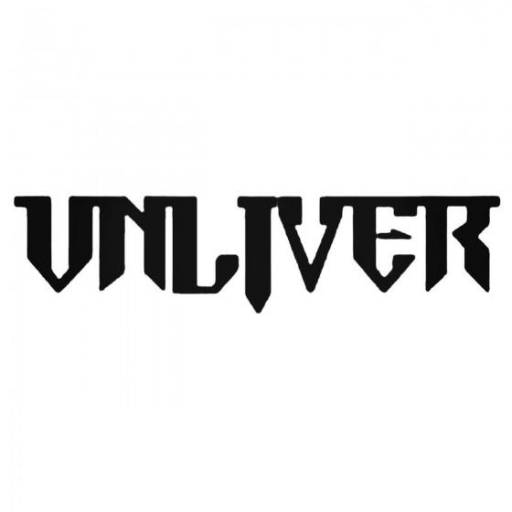 Unliver Band Decal Sticker