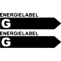 Buy Energielabel G Decal Sticker Online