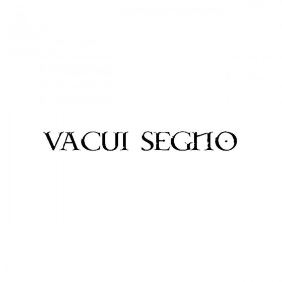 Vacui Segnoband Logo Vinyl...