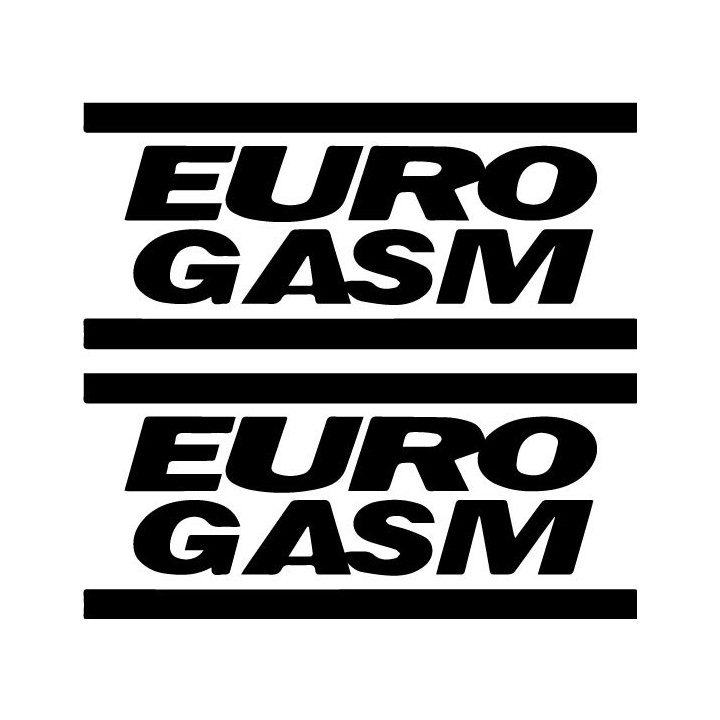Buy Euro Gasm Decal Sticker Online
