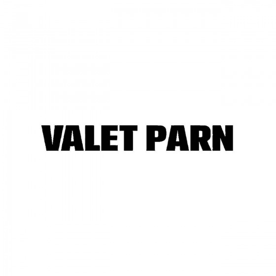 Valet Parnband Logo Vinyl...
