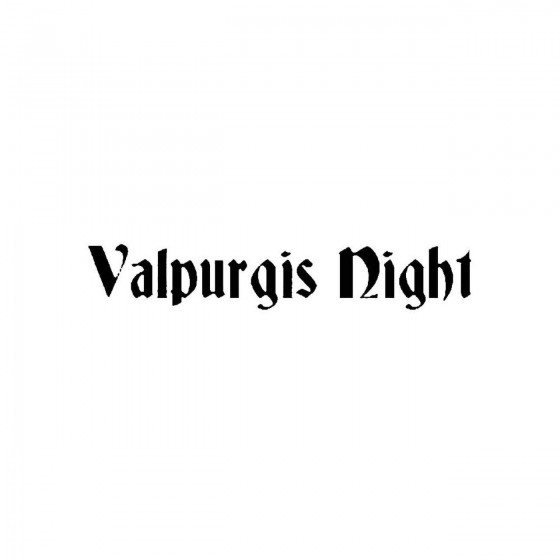 Valpurgis Nightband Logo...