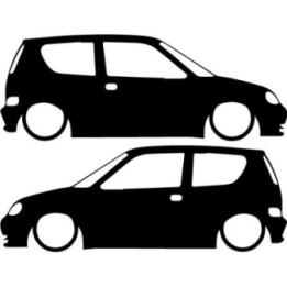 Buy Fiat Seicento Low Decal Sticker Online