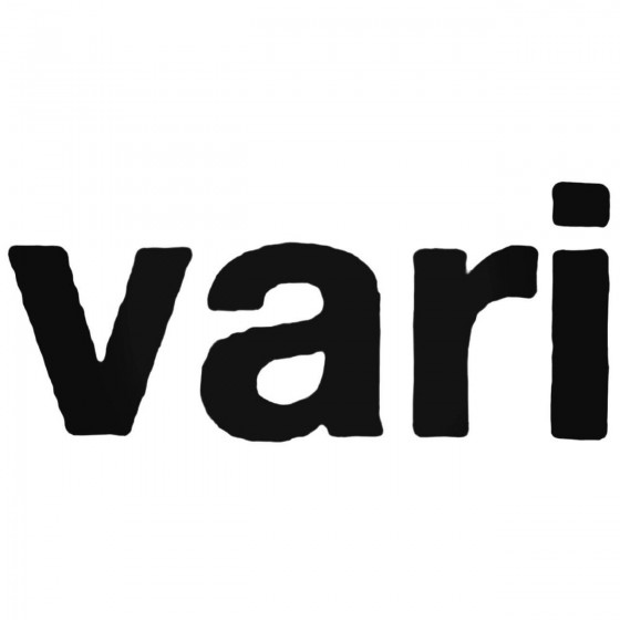 Vari Band Decal Sticker