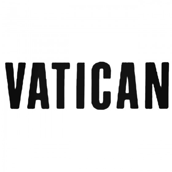Vatican Band Decal Sticker