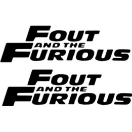 Buy Fout And The Furious Decal Sticker Online
