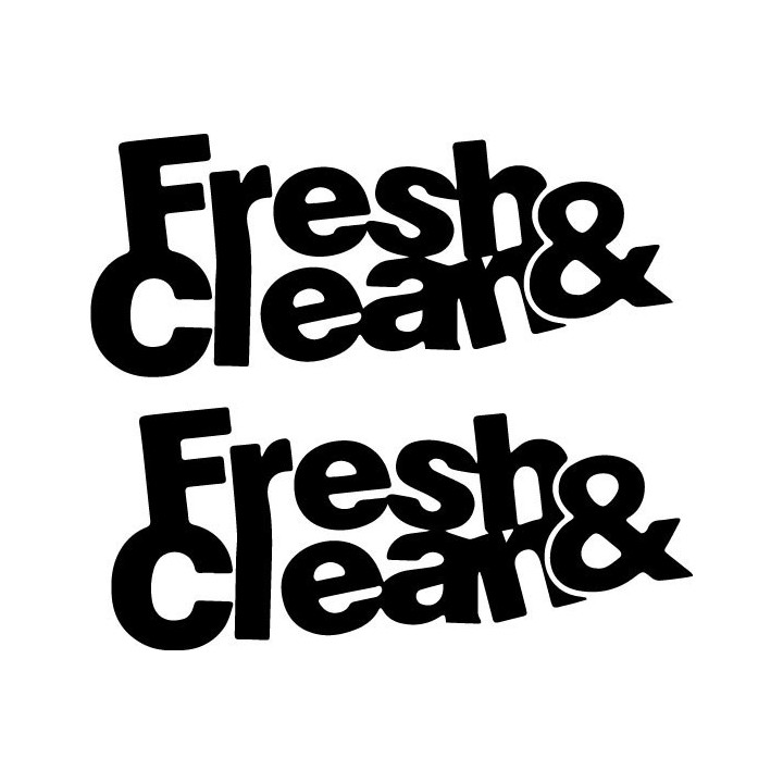 Buy Fresh Clean Decal Sticker Online