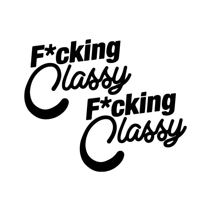 Buy Fucking Classy Jdm Decal Sticker Online