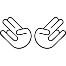 Gesture Shocker Stickers – JDM Car Culture Decals