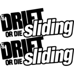 Buy Get Drift Or Die Sliding Decal Sticker Online