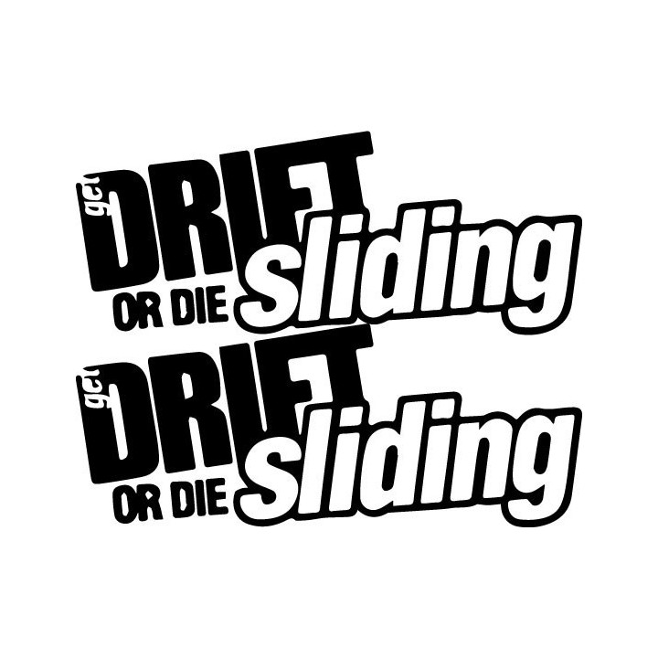 Buy Get Drift Or Die Sliding Decal Sticker Online
