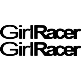 Buy Girl Racer Sticker Online