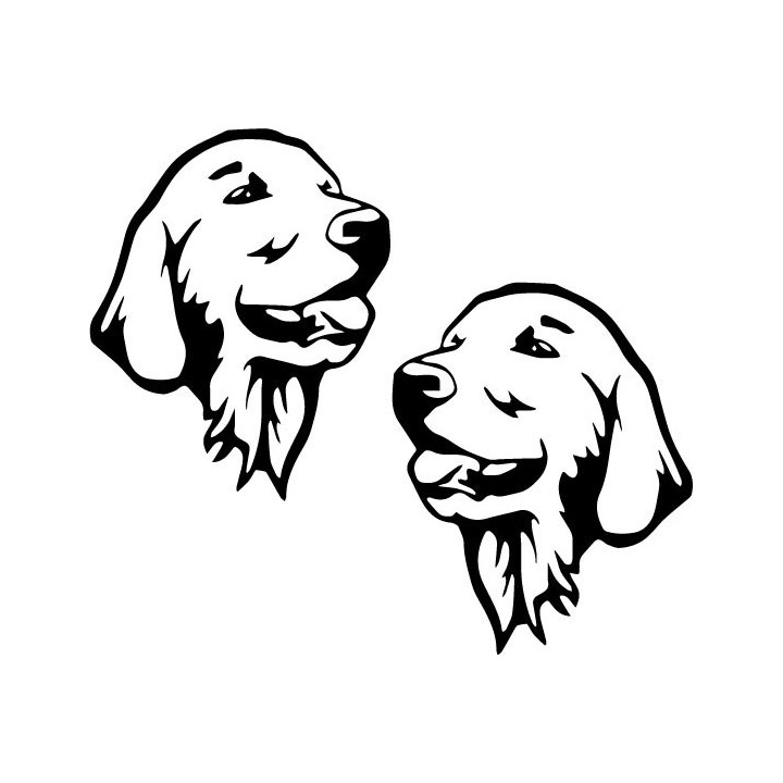 Buy Golden Retriever Links Sticker Online