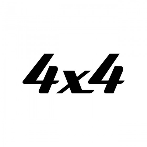 4x4 Logo Set 44 Vinyl Decal...