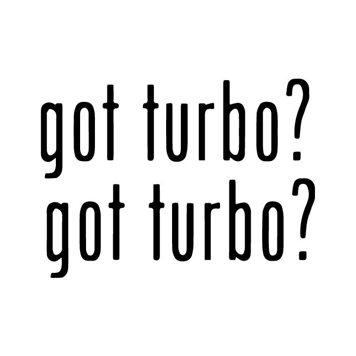 Buy Got Turbo Decal Sticker Online