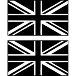 Great Britain Union Jack Stickers – UK Flag Vinyl Decals (2-Pack)