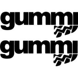 Gummi Tyre Stickers – Skate Longboard Decals (2-Pack)
