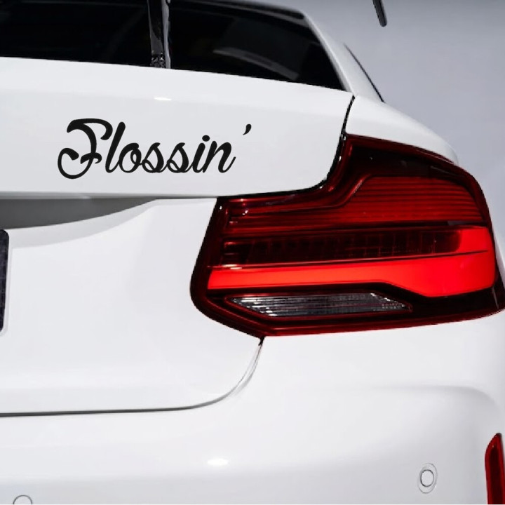 Buy Flossin Vinyl Decal Sticker Online