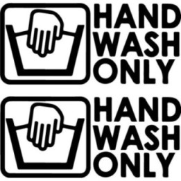 Buy Hand Wash Only 2 Decal Sticker Online