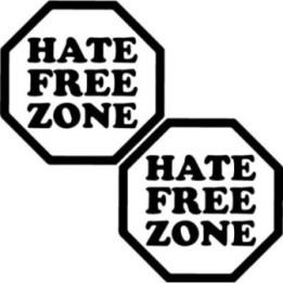 Hate Free Zone Stickers – Unity Anti-Hate Decals (2-Pack)