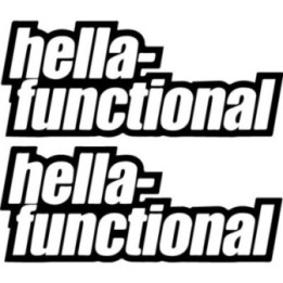 Buy Hella Functional Decal Sticker Online