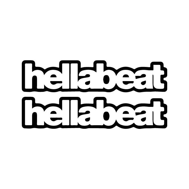 Hellabeat Stickers – JDM Stance Decals (2-Pack)