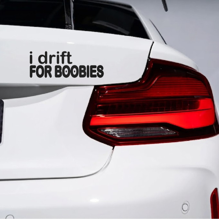 Buy I Drift For Boobies Jdm Japanese Vinyl Decal Sticker Online