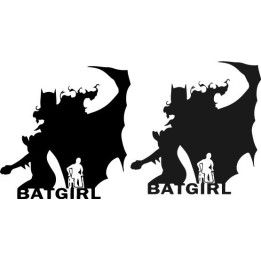 Batgirl Stickers – DC Comics Superhero Decals (2-Pack)