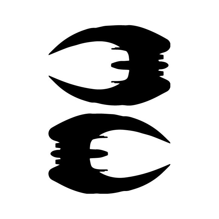 Battlestar Galactica Cylon Raider Stickers (2-Pack)