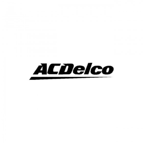 Ac Delco Vinyl Decal