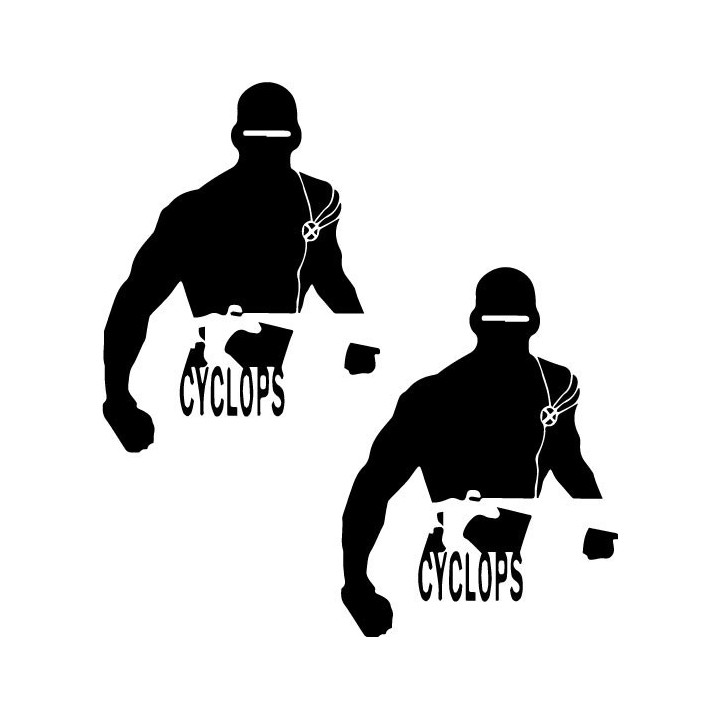 Cyclops X-Men Stickers – Marvel Decals (2-Pack)