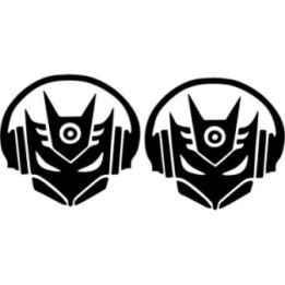Decepticon DJ Stickers – Transformers Soundwave Decals (2-Pack)