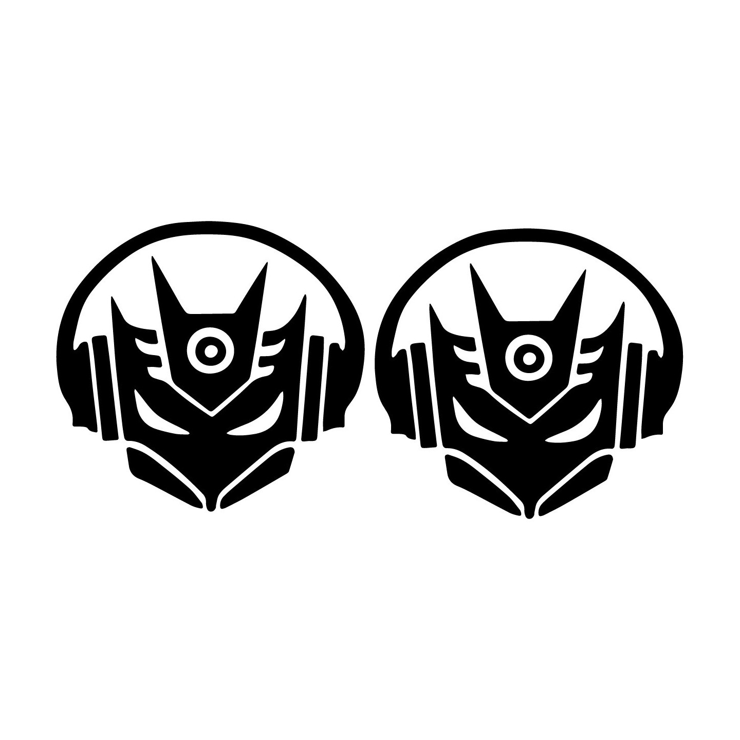 Decepticon DJ Stickers – Transformers Soundwave Decals (2-Pack)