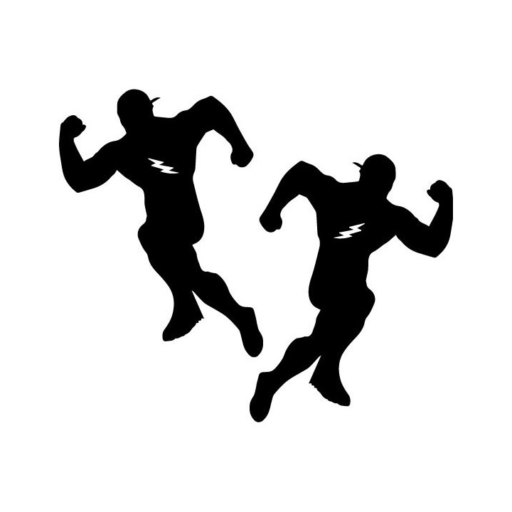 The Flash Stickers – Barry Allen DC Comics Decals (2-Pack)