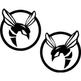 Green Hornet Stickers – Vigilante Logo Decals (2-Pack)