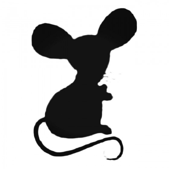 Adorable Mouse Decal Sticker