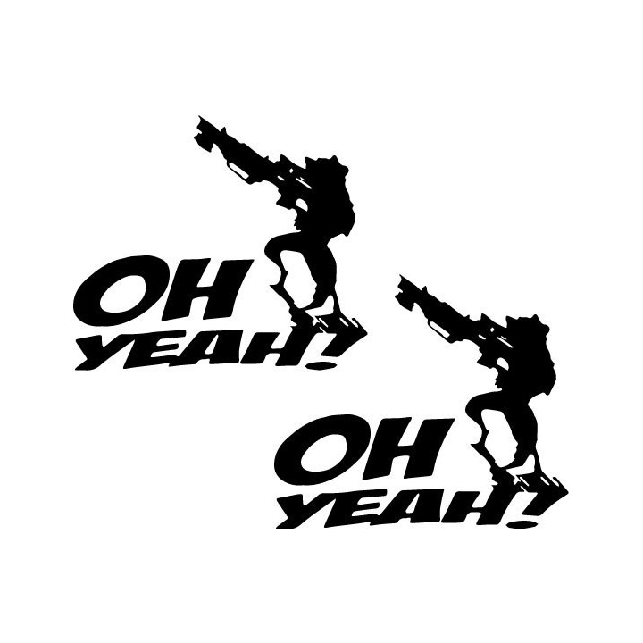 Rocket Raccoon Stickers – Guardians Marvel Decals (2-Pack)