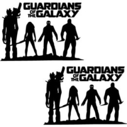 Guardians of the Galaxy Stickers – MCU Team Decals (2-Pack)