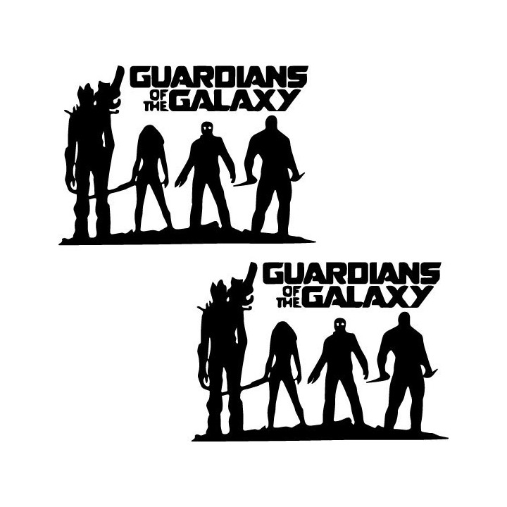 Guardians of the Galaxy Stickers – MCU Team Decals (2-Pack)